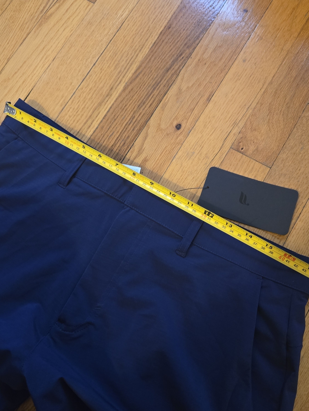 Fabletics The Only Pant Men's Navy Stretch Chino Pants - Picture 4 of 9